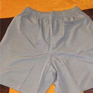 Hidden Gray Geometric Pattern Shorts
Elastic Waist Drawstring Flat Front